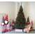 Springos 250 cm artificial Christmas tree, Caucasian spruce, decorated with ornaments and lights, in a room setting