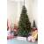 Full view of Springos 250cm artificial Christmas tree with decorations