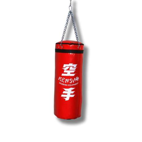 Kensho Punching Bag 25-30kg 40x100cm #red 46584656