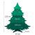 Springos 220 cm artificial Christmas tree dimensions diagram