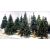 Selection of artificial Christmas trees, including Springos models