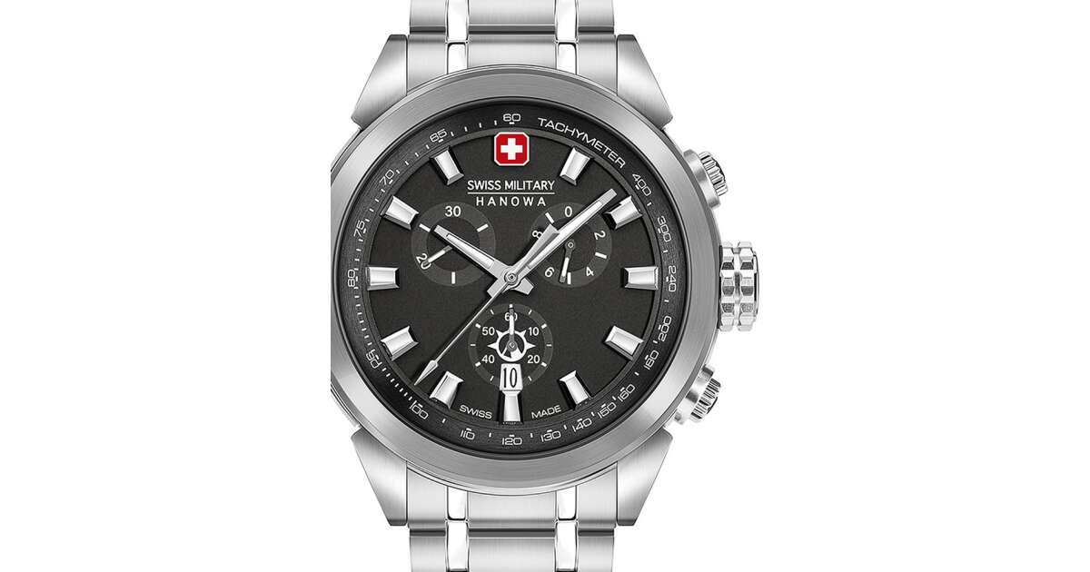 Hanowa Swiss Military PLATOON NIGHT VISION SMWGB2100170 – Orologio Uomo In Acciaio Con Vetro Zaffiro