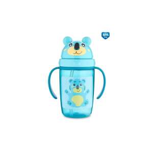 Canpol Sport 400ml BPA mentes itatópohár szívószállal kisgyermekeknek, mackós mintával - Canpol babies