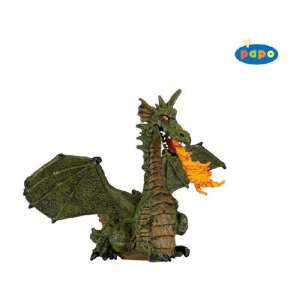 Papo green dragon figurine, fire breathing, fantasy creature, toy - Papo