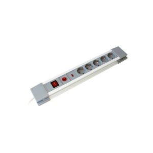 Hosszabbító 5 utas 3 méter kapcsolóval (túlfesz. és túlterhelés elleni védelem)