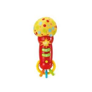 Winfun Musical Baby Microphone, red and yellow toy microphone with lights and sounds for babies - Musical Toy