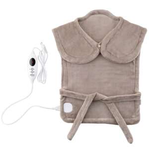 Gallet Warhem electric heated neck and shoulder wrap, brown - Interior design