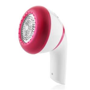 ETA Linty II fabric shaver, white and pink, removes lint, pilling, and fuzz from clothes - Fabric Shaver