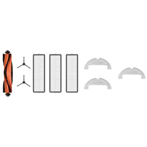 Sada príslušenstva pre robotický vysávač Dreame Z10 Pro: hlavná kefa, bočné kefy, filtre, mopovacie podložky