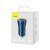 Baseus Golden Contactor Pro car charger with two USB-C ports, blue, packaging