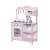 Pepita Bucătărie din lemn pentru joacă cu accesorii #pink-white 47203522}