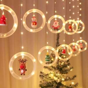 Karácsonyi LED fényfüzér karácsonyi figurákkal, melegfehér, 3 méter 78675884 