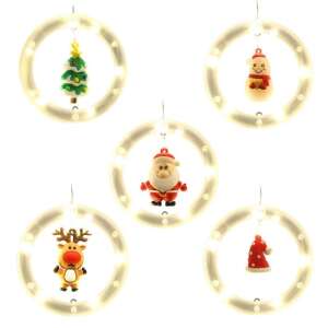 Karácsonyi LED fényfüzér karácsonyi figurákkal, hidegfehér, 3 méter 87860015 