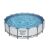 Bestway Steel Pro Max kerek vázas medence vízzel feltöltve