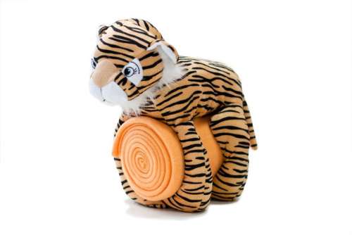 Figura és polár Takaró 120x127cm - Tigris #narancssárga 30833360