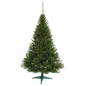 Brad artificial de molid scandinav cu frunze groase cu bază de plastic 120 cm 46601678 - Brazi artificiali & brazi de Crăciun