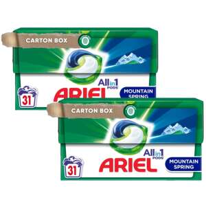 Ariel Allin1 PODS Mountain Spring Washing capsule for 62 washes