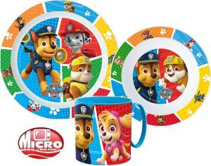 Étkészlet - Mancs Őrjárat #sárga-zöld