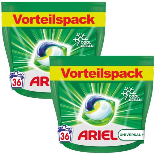 Ariel All-in-1 PODS Universal+ kapsule za pranje, 2 pakiranja po 36 kapsula