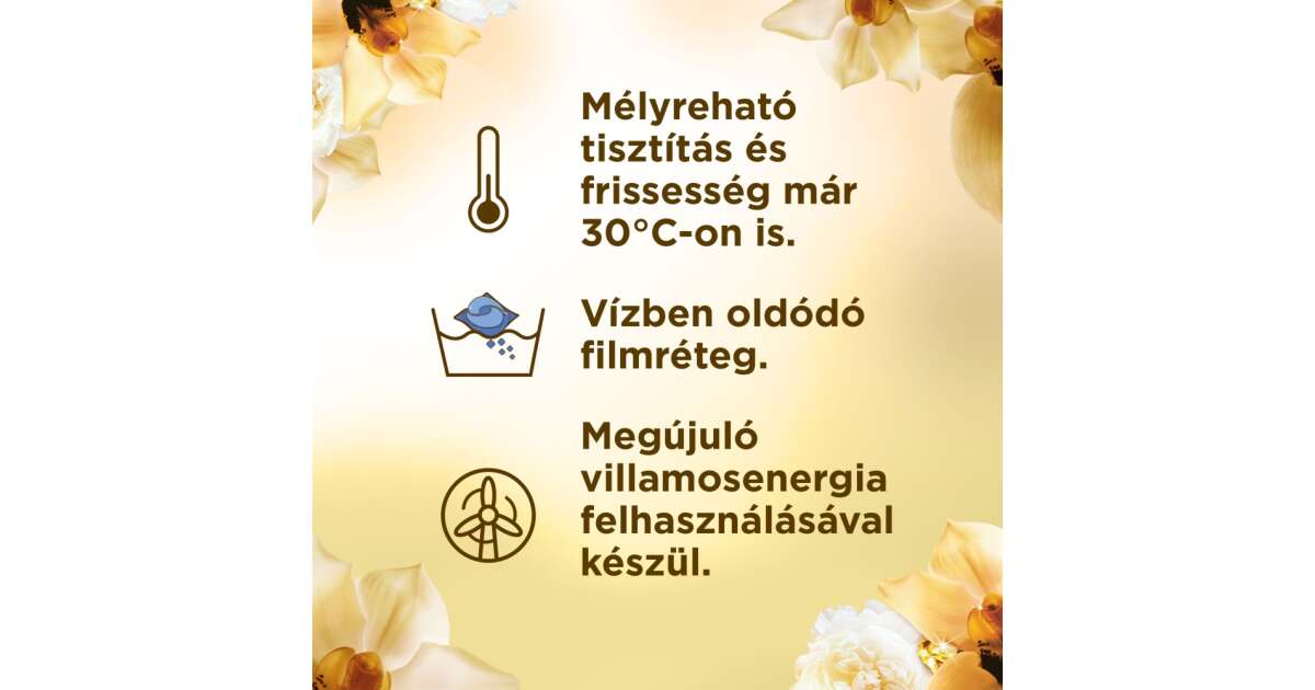 Dosettes de détergent Dash All-in-1 - Lenor Golden Orchid - Capsules de  lavage 40 pcs