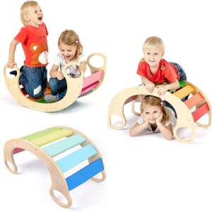 Pepita Kinder Montessori Skill-building hölzerne Balancer - Regenbogen