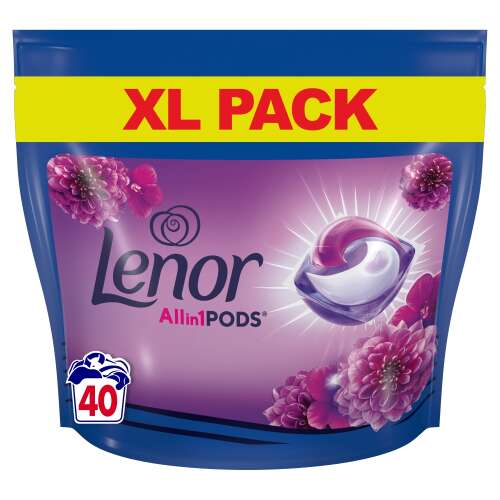 Lenor Allin1 Pods Amethyst & Floral Bouquet Mosókapszula, 40 mosás