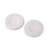 Pepita XXL Play Kitchen Accessories: White Plates with Floral Design, a set of two white plates with a floral design for pretend play cooking