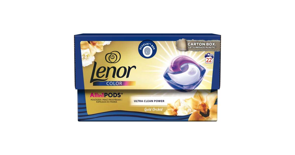 Lenor Allin1 PODS Gold Orchid Mosókapszula 22 mosáshoz 46607280