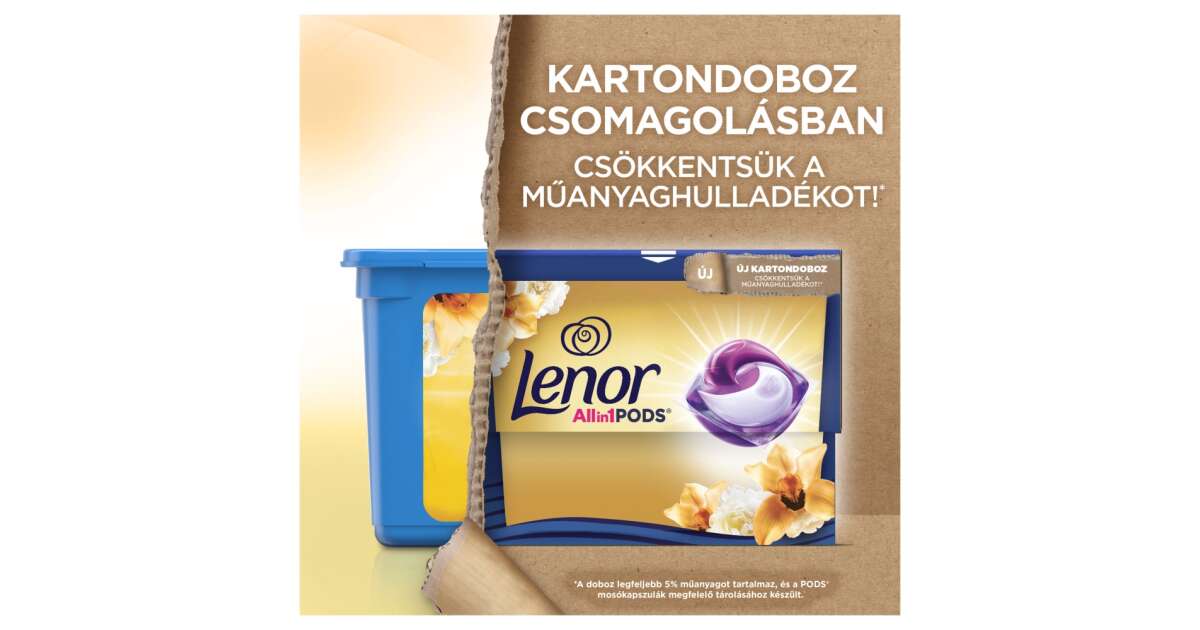 Lenor Allin1 PODS Gold Orchid Mosókapszula 22 mosáshoz 46607280