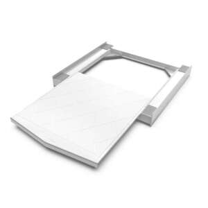 Meliconi BASE TORRE SMART L60 ABS mosógép, szárítógép összeépítő keret kihúzható fiókkal (SZÁLLÍTÁS SORÁN SÉRÜLT TERMÉK)