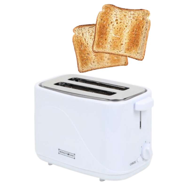 Royalty Line 2-szlicetowa toster, biały, 700W