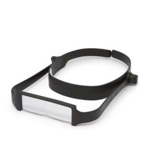 Lupă cu bandă de cap, mărire 2,5x, fără mâini, bandă de cap reglabilă, ușoară, cadru rezistent la impact - Handy Lupe