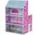 LittleONE by Pepita 2v1 drevený domček pre bábiky a kuchyňa v jednom #pink 93920960}