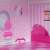 LittleONE by Pepita 2in1 casă de păpuși din lemn și bucătărie într-unul singur #pink 93920960}