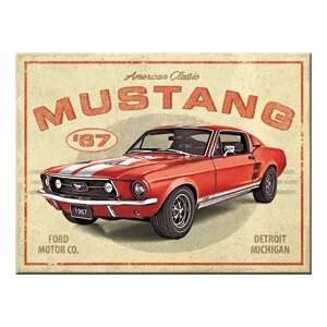 Magnetická nálepka na chladničku Ford Mustang GT 1967 - Magnety na chladničku
