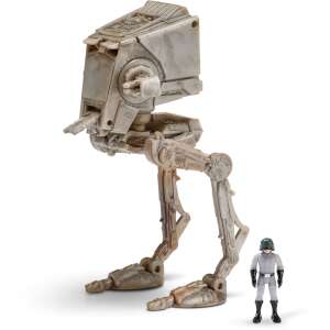 Star Wars - Star Wars Micro Galaxy Squadron z figurką pojazdu 8 cm - Rekonesansowy pojazd terenowy z figurką Pacer AT-ST