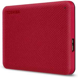 Toshiba Canvio Advance 2TB externe Festplatte in Rot - Externe Festplatten
