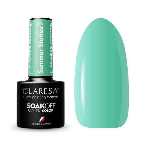 Claresa Summer Stories 02 Soak Off UV/LED Gel Polish, 5g, Mintgrün