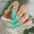 Claresa Summer Stories 02 Soak Off UV/LED Gel Polish, Mintgrüner Nageldesign Inspiration mit Silberglitter