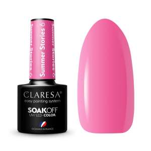 Claresa Summer Stories 06 Gel Polish, rosa Nagellack, Soak-Off UV LED Farbe, leichtes Lackiersystem - Gel-Lack