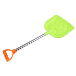 Lopată din plastic verde cu mâner portocaliu, 66 cm lungime - Jucari pe nisip