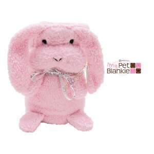 My Pet Pătură roz cu iepuraș, moale și drăguță, perfectă pentru bebeluși și copii mici - Paturici bebe