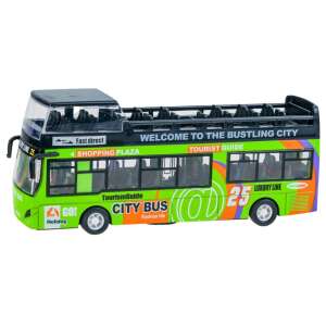 Fém autóbusz modell zöld színben 46632857 Játék autók