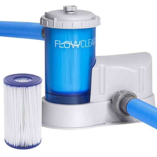 Bestway Flowclear Átlátszó szivattyú, 5678 l/h, 110 W