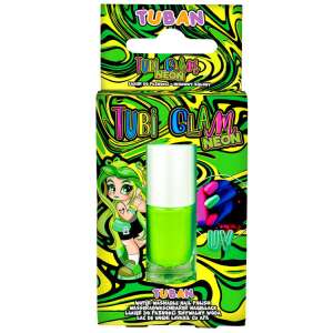Tubi Glam neon zöld körömlakk, vízzel lemosható, UV-reaktív, 5ml - Ramiz