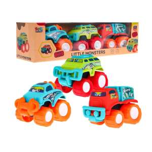 3 autós készlet gyerekeknek, SFL, Little Monster, Műanyag, 3 év+, Többszínű 46633033 "My little pony"  Játék autók