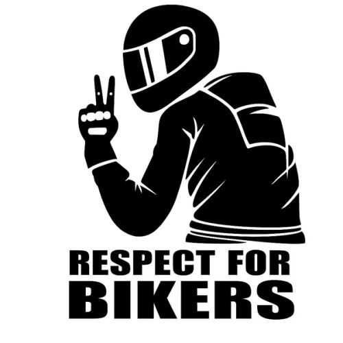"Respect For Bikers" autómatrica 181210544 - Jármű és alkatrész