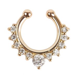 Strasszos hamis orrkarika 138918100 - Piercing