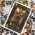 Uncharted videojáték matrica, Nathan Drake-kel, Chloe Frazerrel és Sullyval