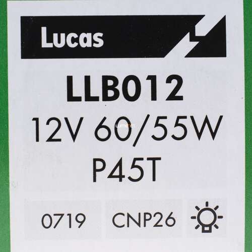 Bec auto Lucas Standard R2 12V 60/55W, cutie de 1 46680419